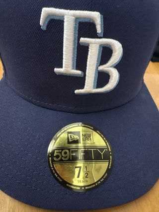 Gorra New 59 fifty Era Azul TB Rays