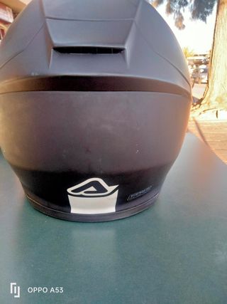 Casco de moto modular