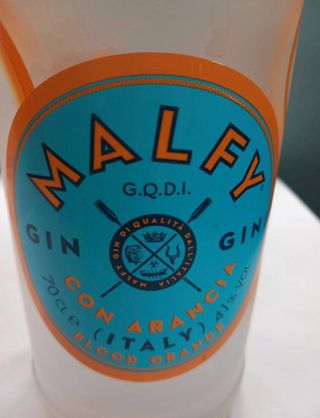 Bottiglia vuota Malfy Gin Con Arancia