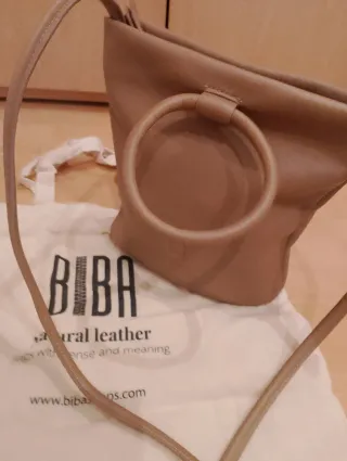 Bolso Biba Piel Beige