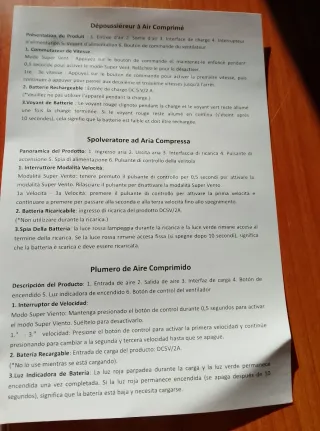 Soffiatore Elettrico XJUGEZ Aria Compress