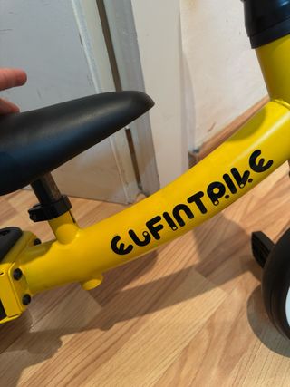 Bici infantil amarilla