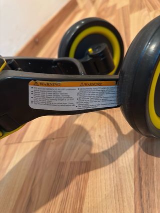 Bici infantil amarilla