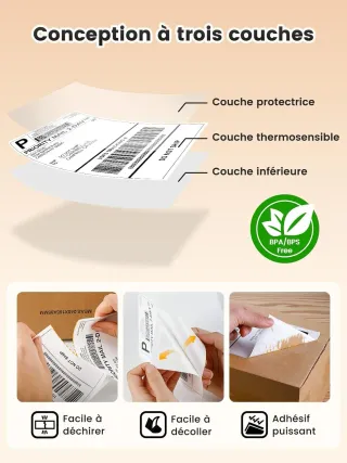 Phomemo Etiquetas De EnvíO 4 X 6 Dhl, Etiquetas TéRmicas