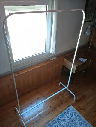 Perchero Burrito Blanco Metal