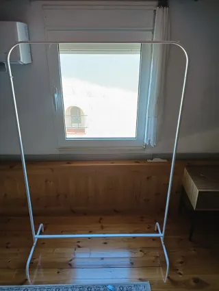 Perchero Burrito Blanco Metal