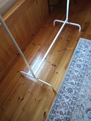 Perchero Burrito Blanco Metal