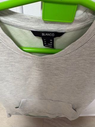 Camiseta sin mangas Blanco gris XS