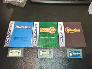 Lote 3 juegos Game Boy Advance + Manuales