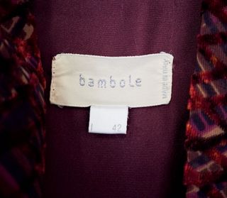 Laura Ashley Top Taglia M Viola Rosso