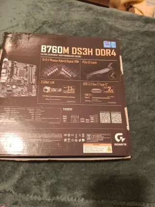 Placa Base Gigabyte B760M DS3H DDR4