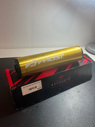 Silenciador MOST 80-90cc Dorado negociable