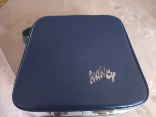 Maletín/Neceser Nancy Azul y Blanco