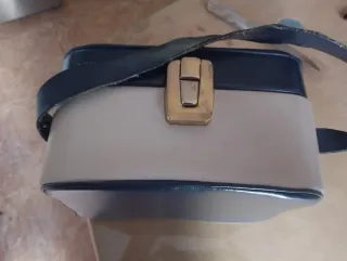 Maletín/Neceser Nancy Azul y Blanco