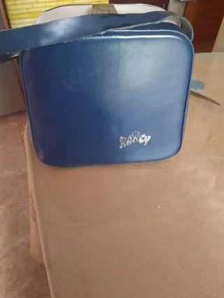 Maletín/Neceser Nancy Azul y Blanco