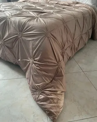 Trapunta Beige Matelassé