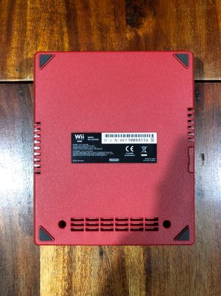 Console Nintendo Wii Mini Rossa con cavi e scatola