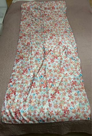 Pañuelo reversible flores y gatitos