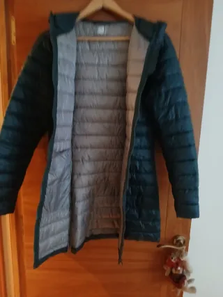 Anorak mujer verde ligero, entallado