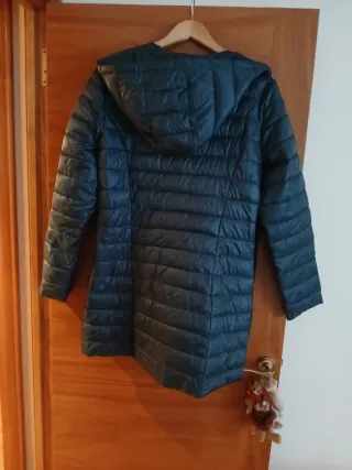 Anorak mujer verde ligero, entallado