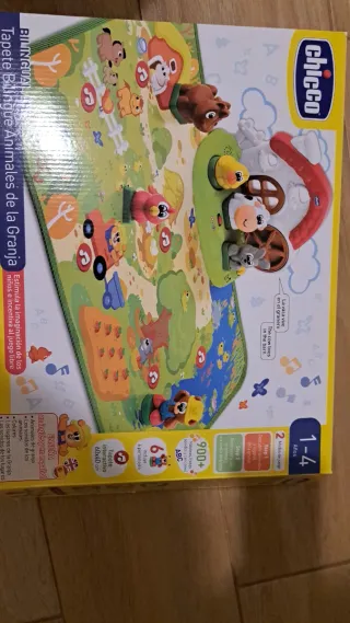 (Nuevo)Tapete bilingüe de animales Chicco