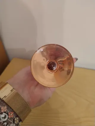 Piccolo vaso stile Boho Chic oro fiore