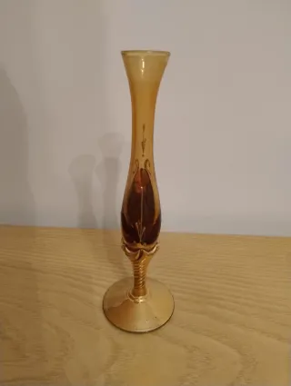 Piccolo vaso stile Boho Chic oro fiore