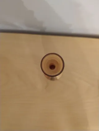 Piccolo vaso stile Boho Chic oro fiore