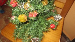 Árbol de Navidad Desmontable 50cm con Adornos