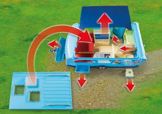 Playmobil Camper y Coche 9502