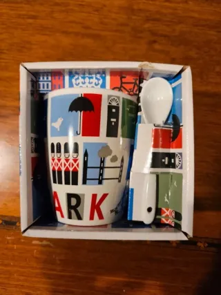 Tazza con cucchiaino Denmark ● Nuova