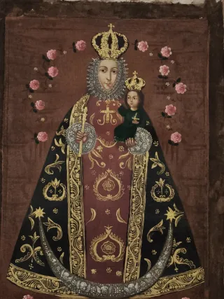Óleo Nuestra Señora de Los Remedios