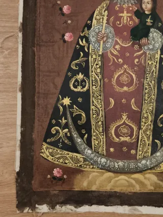 Óleo Nuestra Señora de Los Remedios