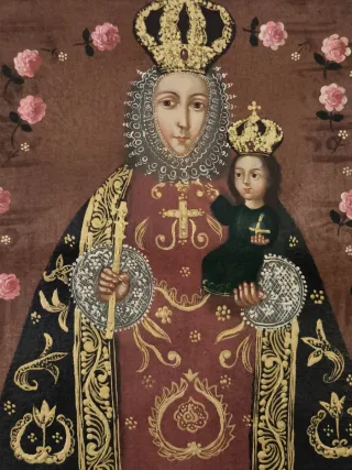 Óleo Nuestra Señora de Los Remedios