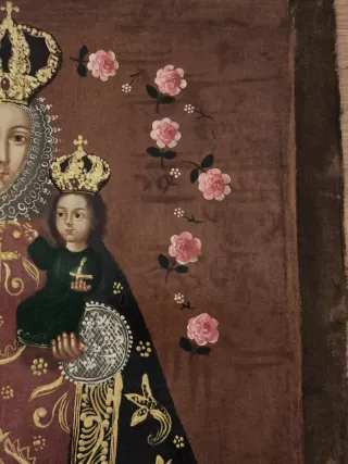 Óleo Nuestra Señora de Los Remedios