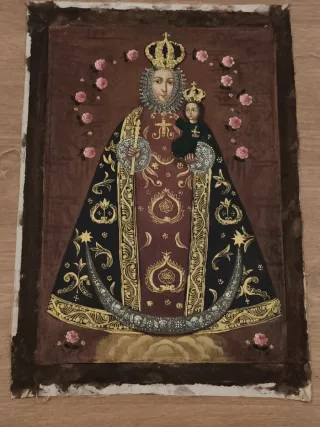 Óleo Nuestra Señora de Los Remedios