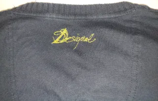 Jersey Desigual Talla L estampados Azul/Verde