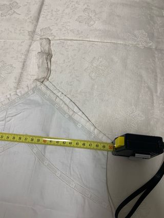 Camisón vintage blanco con encaje