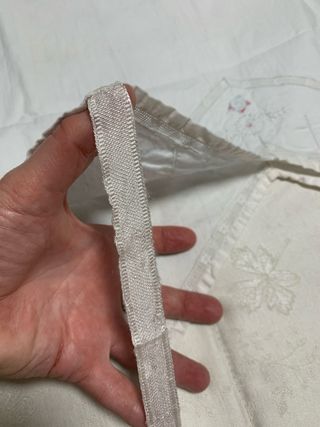 Camisón vintage blanco con encaje