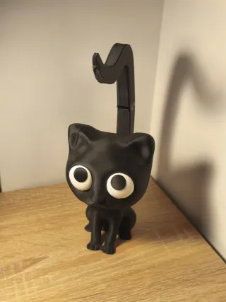 Soporte Auriculares Gato 3D