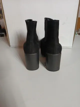 Botines negros plataforma