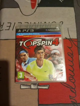 Lote di 4 giochi PS3: Top Spin 4, Gran Turismo 5, Brink, PES 2012