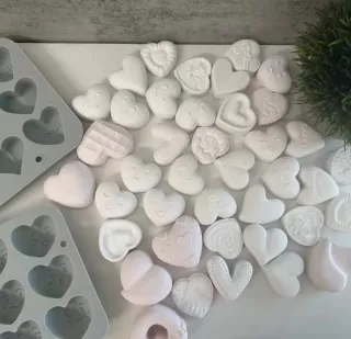 Moldes Corazón para Jabón/Velas