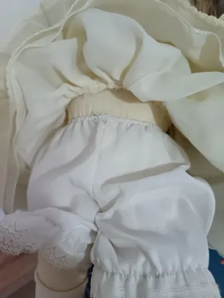 Bambola vintage vestito giallo