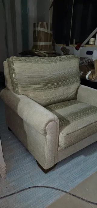 Sillón individual tela