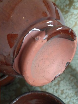 Lote 6 cuencos barro cocido artesanales