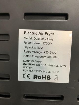 Freidora de aire Moustache doble