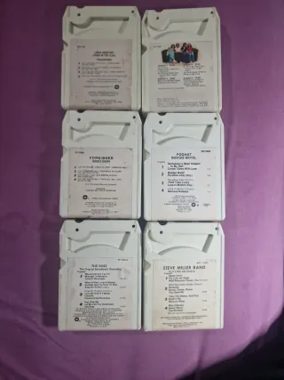 Lote 6 Cintas 8 Pistas Rock