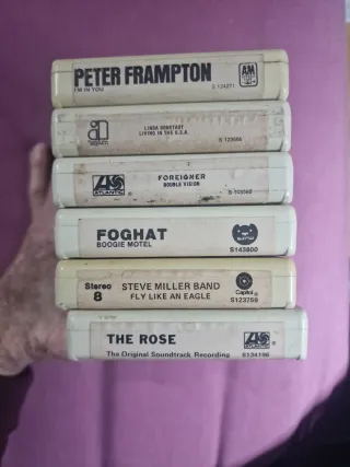 Lote 6 Cintas 8 Pistas Rock