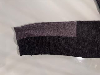 Jersey Fred Perry bicolor gris y negro